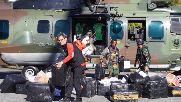 Kementerian Sosial (Kemensos) memastikan 17,1 ton bantuan logistik untuk masyarakat terdampak kekeringan di Distrik Agandugume dan Lambewi, Kabupaten Puncak Jaya, Papua Tengah sudah diterima.