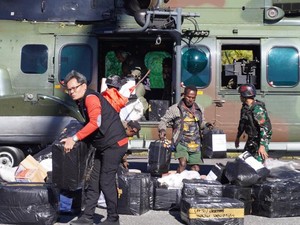 Kemensos Pastikan 17 Ton Bantuan Logistik Diterima Masyarakat Papua Tengah