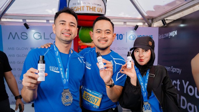 MS Glow Bagikan Sunscreen ke 12 Ribu Pelari di Bandung