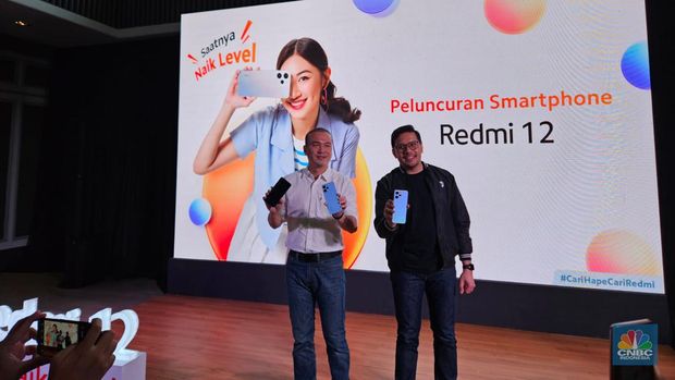 Peluncuran Resmi Redmi 12 di Jakarta. (CNBC Indonesia/Intan Rakmayanti)