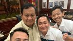 8 Potret Keakraban Raffi Ahmad-Prabowo hingga Makan Siang Bareng