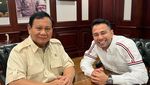 8 Potret Keakraban Raffi Ahmad-Prabowo hingga Makan Siang Bareng