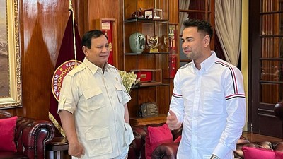 8 Momen Pertemuan Raffi Ahmad dengan Prabowo
