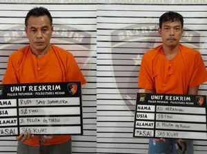 Ini Tampang 2 Maling Pagar di Medan yang Viral Dikawal Polisi