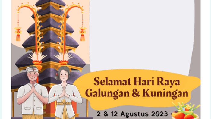 Twibbon Hari Raya Galungan dan Kuningan 2023
