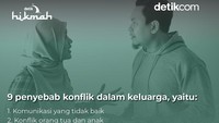 9 penyebab konflik dalam keluarga yang harus dihindari agar tercipta keluarga yang sakinah, mawadah dan warahmah. Foto: detikHikmah