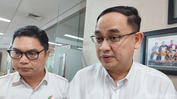 Dirut PD Pasar Jaya, Agus Himawan (Annisa AR/detikcom)