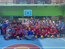FIBA World Cup: Siswa SD Ini Senang Dikunjungi Eks Pebasket Nasional
