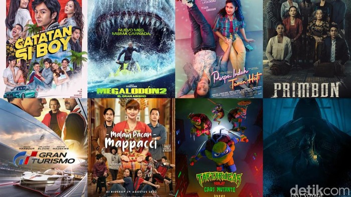 Film bioskop yang tayang di bulan Agustus 2023.
