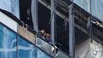 Gedung Perkantoran Rusia 2 Kali Kena Drone Ukraina, Begini Jadinya