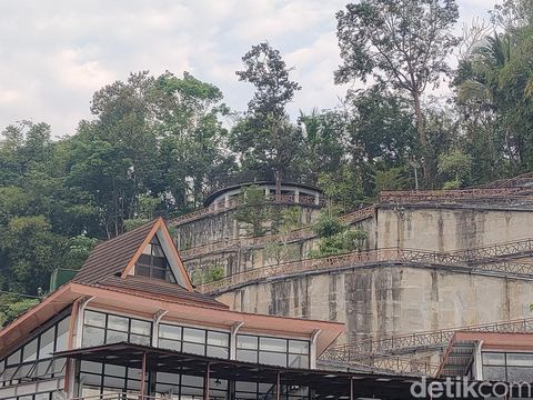 Kondisi Gerbang Samudra Raksa di Kulon Progo, DIY, Rabu (2/8/2023).