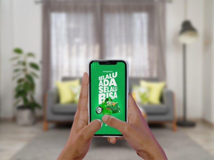 Ilustrasi aplikasi Tokopedia