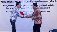 Perjanjian tertuang dalam Nota Kesepahaman dan komitmen bersama untuk mendukung pemerintah Indonesia dalam percepatan program kendaraan listrik nasional.