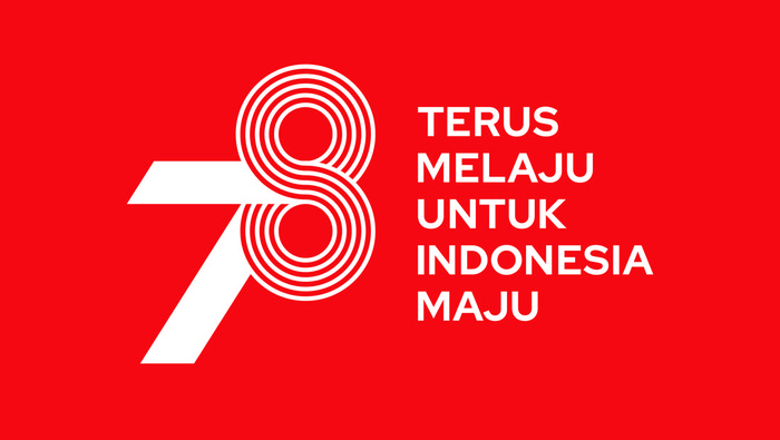 Logo HUT RI ke-78.