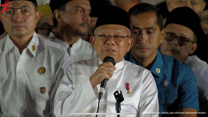 Maruf Amin (tangkapan layar)