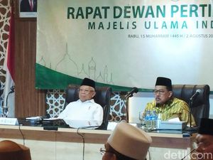 Maruf Amin Pimpin Rapat di Kantor MUI, Ini yang Dibahas