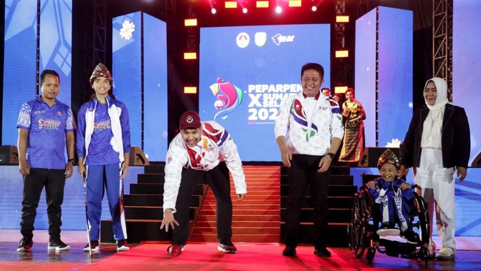 Menpora Dito Ariotedjo membuka Peparpenas 2023 di Palembang, Selasa (1/8/2023)