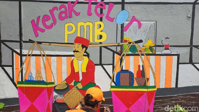 Mural Jakarta dan HUT Kemerdekaan RI Mural bertemakan HUT RI menghiasi Kota Jakarta. Seperti di Jl Pembangunan III Dalam, Petojo Utara, Jakarta, ini.