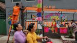 Mural Jakarta dan HUT Kemerdekaan RI Mejeng di Petojo Utara