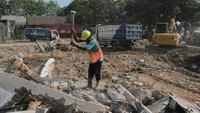 Sebanyak 500 bidang tanah di wilayah pemukiman di tujuh padukuhan diratakan setelah selesai proses pembayaran ruas proyek pembangunan tol Yogyakarta-Solo.