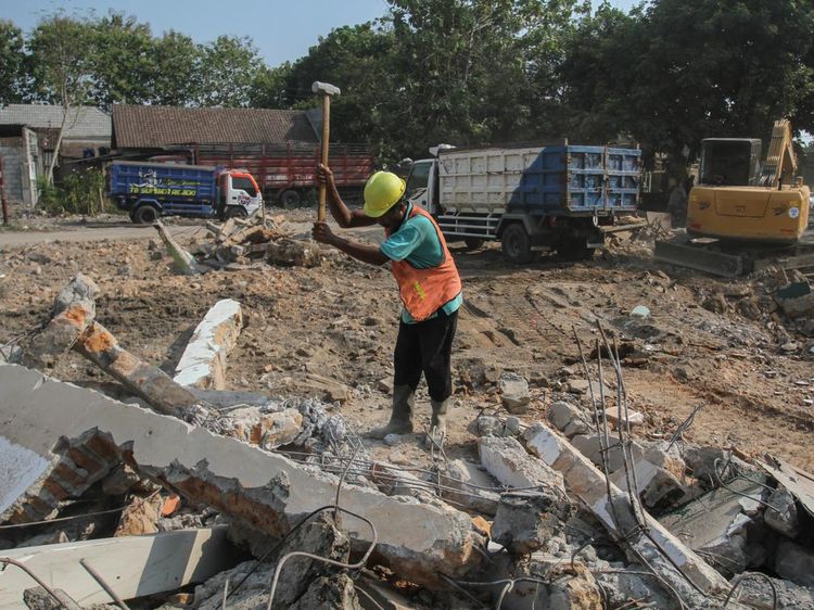 Pembongkaran Rumah Terdampak Tol Yogya-Solo Kembali Dikebut