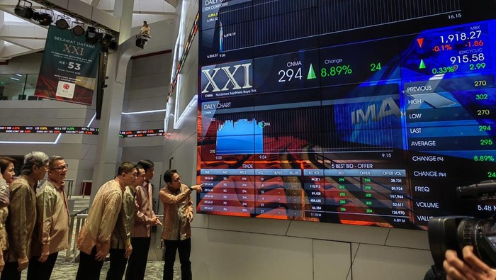 Pencatatan saham Cinema XXI