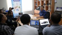 Pepy Alamsjah selaku Chief Commercial Officer Rucika pada saat bincang-bincang mengenai 50 tahun pertumbuhan dan perkembangan Rucika di Indonesia.  