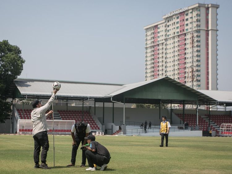 Momen FIFA Cek Kesiapan Lapangan Pendukung Piala Dunia U-17 di Solo