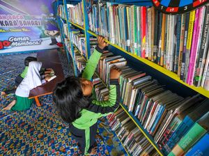 Potret Rumah Baca Gratis di Perkampungan Nelayan Jambi