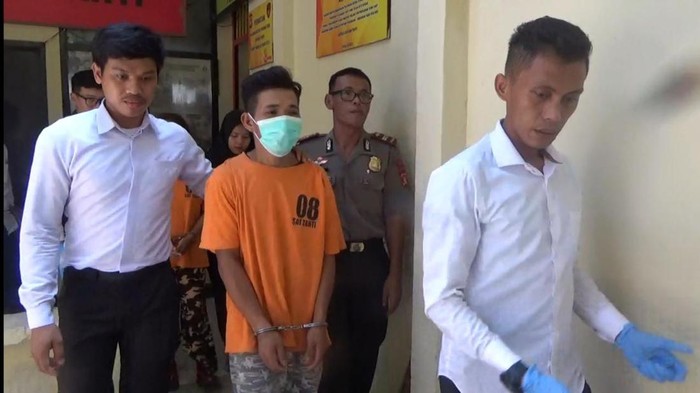Pria pelaku pelecehan mahasiswi dan pencurian di rumah dosesn di Majene. Dokumen Istimewa