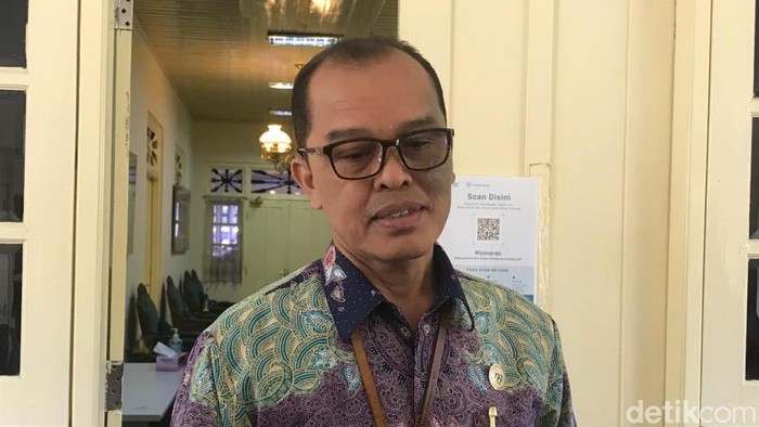 Sekda DIY Beny Suharsono ditemui wartawan di kantornya, Kota Jogja, Rabu (2/8/2023).