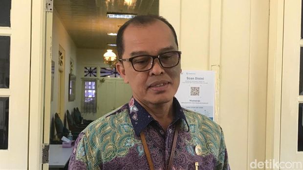 Sekda DIY Beny Suharsono ditemui wartawan di kantornya, Kota Jogja, Rabu (2/8/2023).