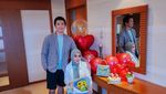 6 Potret Syahrini Rayakan Ultah di Kamar Hotel Mewah