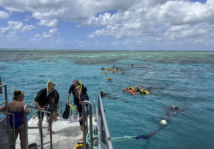Traveler di Great Barrier Reef