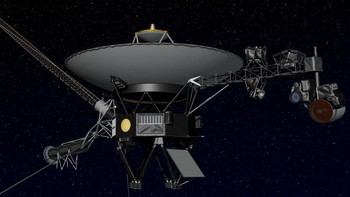 Voyager 2 dan kembarannya Voyager 1, adalah satu-satunya pesawat ruang angkasa yang pernah menembus luar heliosfer, gelembung pelindung partikel dan medan magnet yang dihasilkan oleh Matahari. Foto: NASA  