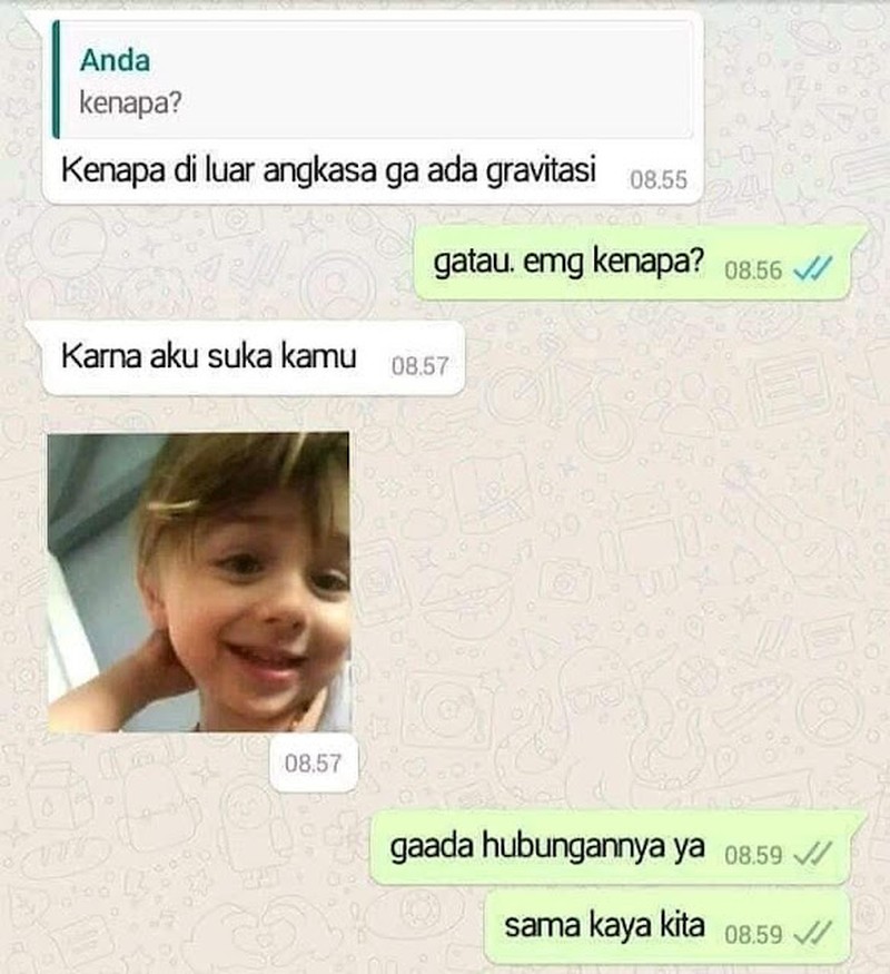 10 Chat Gagal Gombal yang Bikin Nyengir, Kasihan Amat