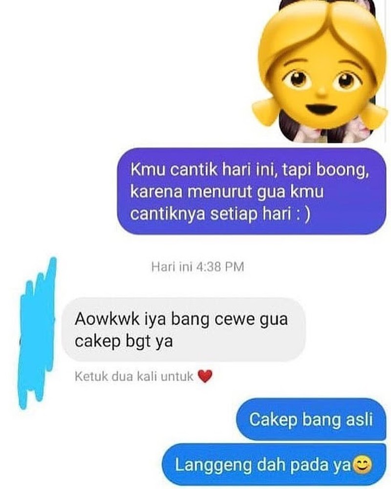 10 Chat Gagal Gombal yang Bikin Nyengir, Kasihan Amat