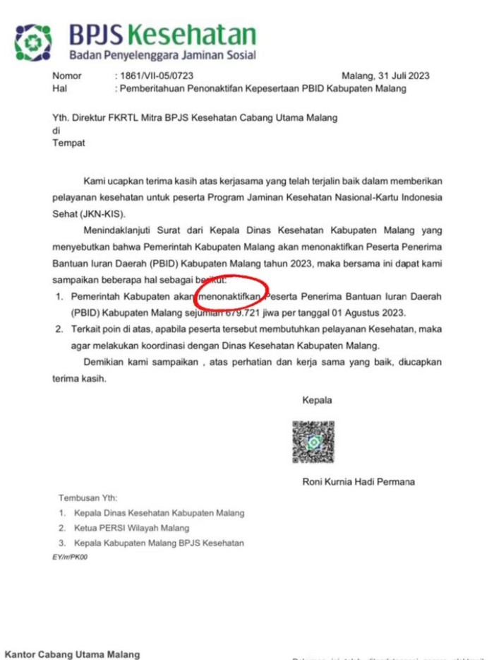 bpjs kesehatan malang