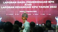 Acara tersebut digelar di markas KPU, Jakarta, Kamis (3/8/2023).