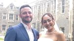 Happy Wedding! 12 Senyum Merekah Dewi Rezer dan Ethan Alrmk di Hari Bahagia