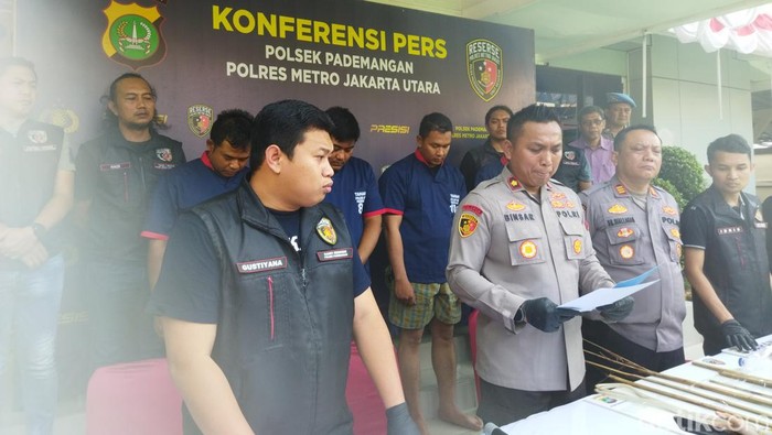 Empat orang eks sekuriti Ancol ditangkap atas pengeroyokan hingga tewas pria dicurigai maling.