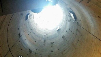 Di dalam Menara Miring Pisa Foto: Reddit