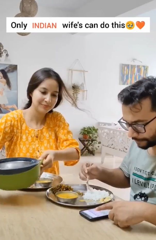 Istri India Ini Relakan Makanan Untuk Suami Malah Dikritik Netizen