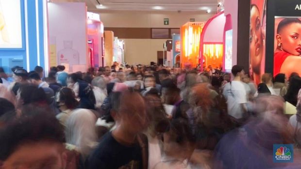 Jakarta x Beauty 2023. (CNBC Indonesia/Rindi Salsabilla Putri)