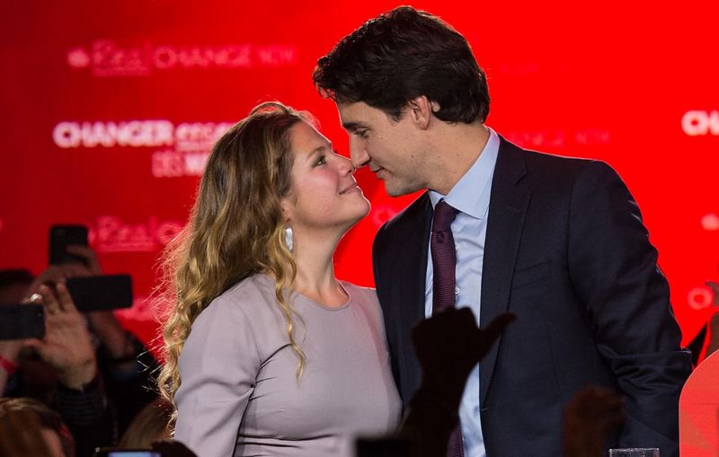 Justin Trudeau dan Sophie Gregoire Justin Trudeau dan Sophie Gregoire