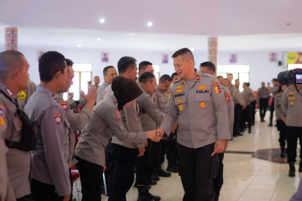Kasetukpa Brigjen Mardiaz Kusin saat membuka pelatihan penanganan ODGJ