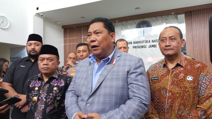 Kepala BNN Republik Indonesia Komjen Petrus Reinhard Golose. (Dimas Sanjaya/detikSumbagsel)