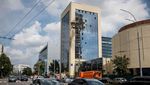 Kondisi Gedung di Kyiv Usai Diserang Drone Rusia