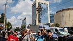 Kondisi Gedung di Kyiv Usai Diserang Drone Rusia