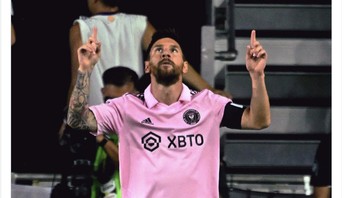 Messi sudah mencetak 5 gol dalam 3 pertandingan bersama Inter Miami. Foto: Twitter